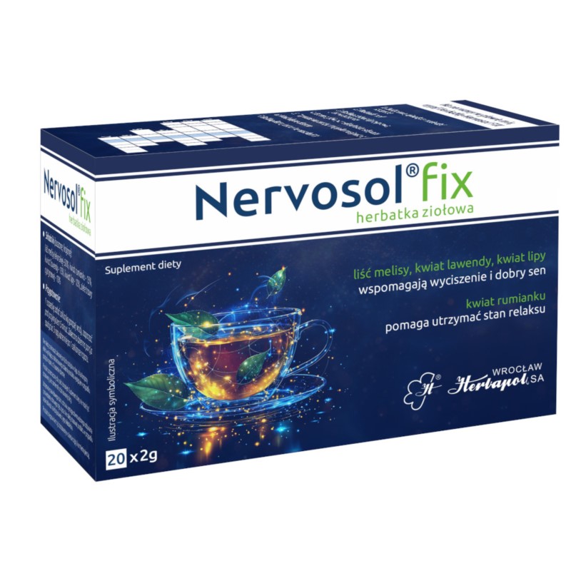 Herbapol Wrocław Nervosol fix herbatka ziołowa 20s