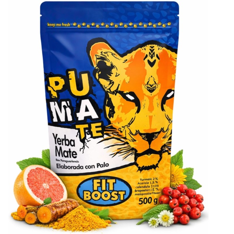 Yerba Mate PUMATE ENERGIA FIT BOOST 500 g