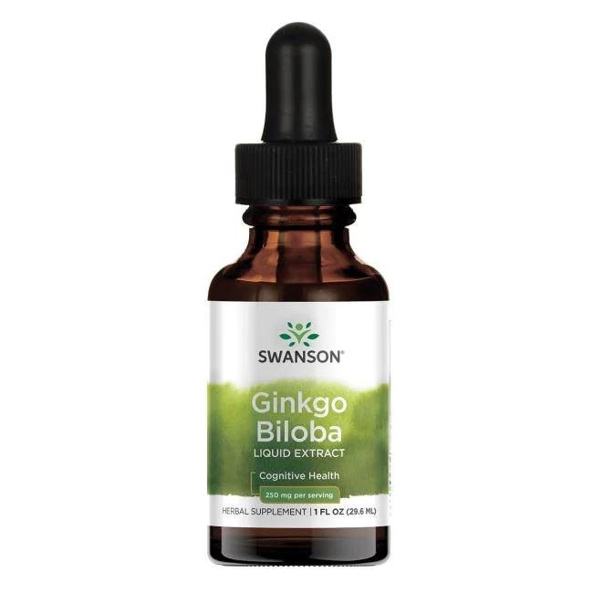 Swanson Ginkgo Biloba Liquid 29,6 Ml Swanson Ginkgo Biloba Liquid 29,6 Ml