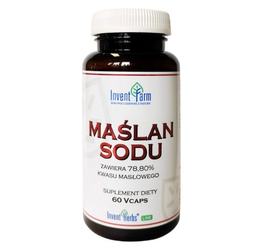 Invent Farm Maślan Sodu 60 kapsułek Invent Farm Maślan Sodu 60 kapsułek