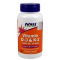 Now Foods Witamina D3+K2 120 K