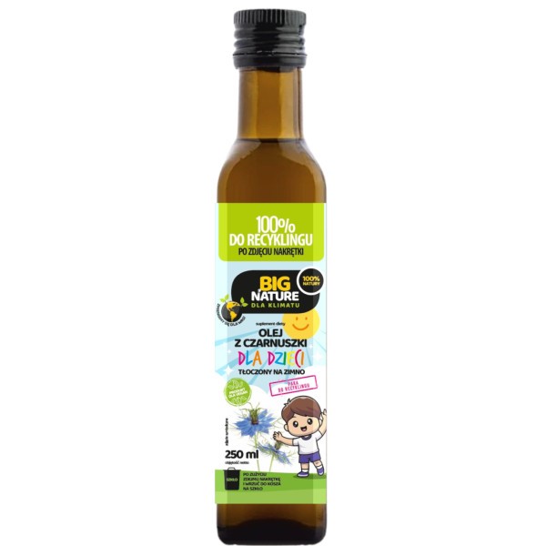 Big Nature Olej z czarnuszki dla dzieci 250 ml