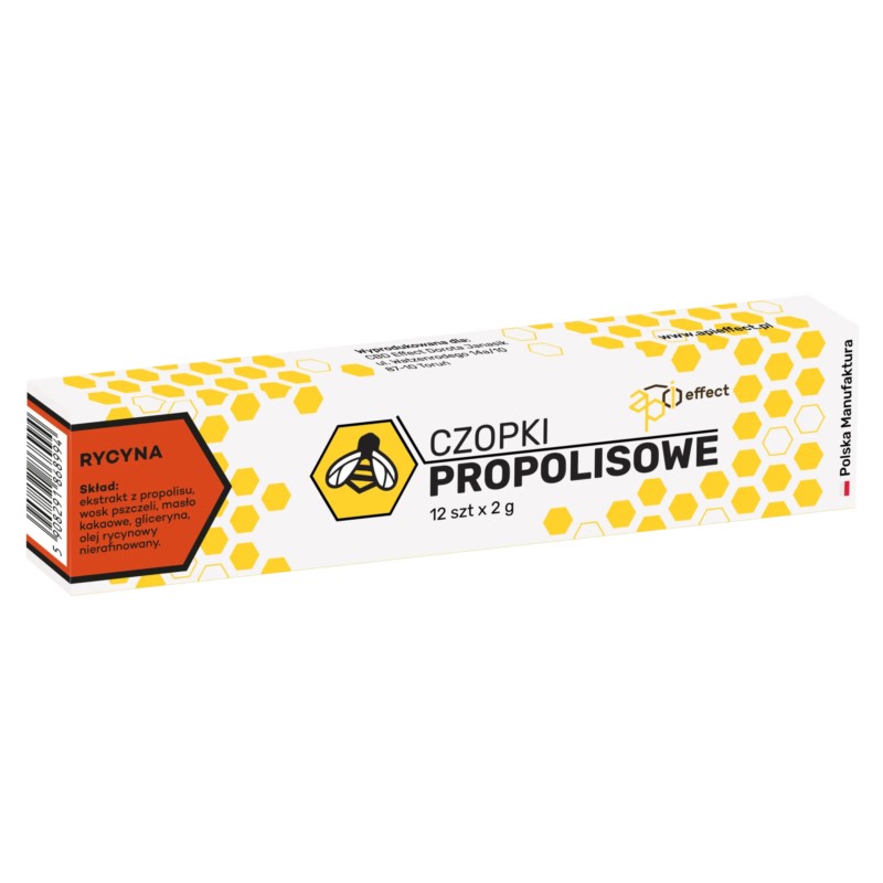 API Effect Czopki Propolisowe RYCYNA 2g 12 szt. API Effect Czopki Propolisowe RYCYNA 2g 12 szt.