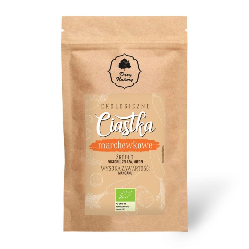Dary Natury Cisteczka Marchewkowe Eko 150 g