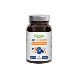 Biowen Cynk Zinc 3 x Immunity 100 kapsułek