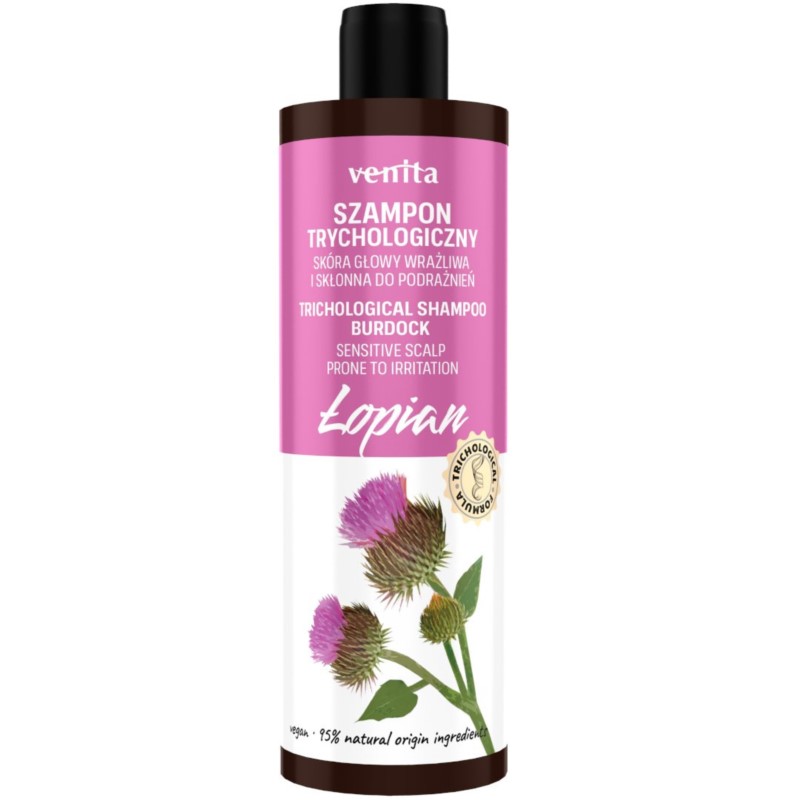 Venita Szampon Trychologiczny Łopian 300 ml