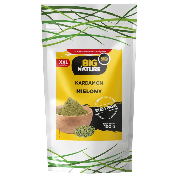 Big Nature Kardamon Mielony 100 g Big Nature Kardamon Mielony 100 g