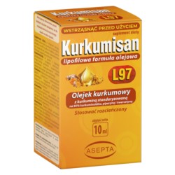 Asepta Kurkumisan L97 10 ml olej kurkumowy Asepta Kurkumisan L97 10 ml olej kurkumowy