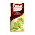 Torras Czekolada biała z matchą 75 g