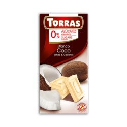 Torras Czekolada biała z kokosem 75 g