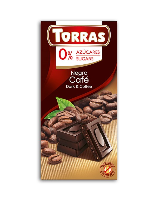 Torras Czekolada gorzka z kawą 75 g Torras Czekolada gorzka z kawą 75 g