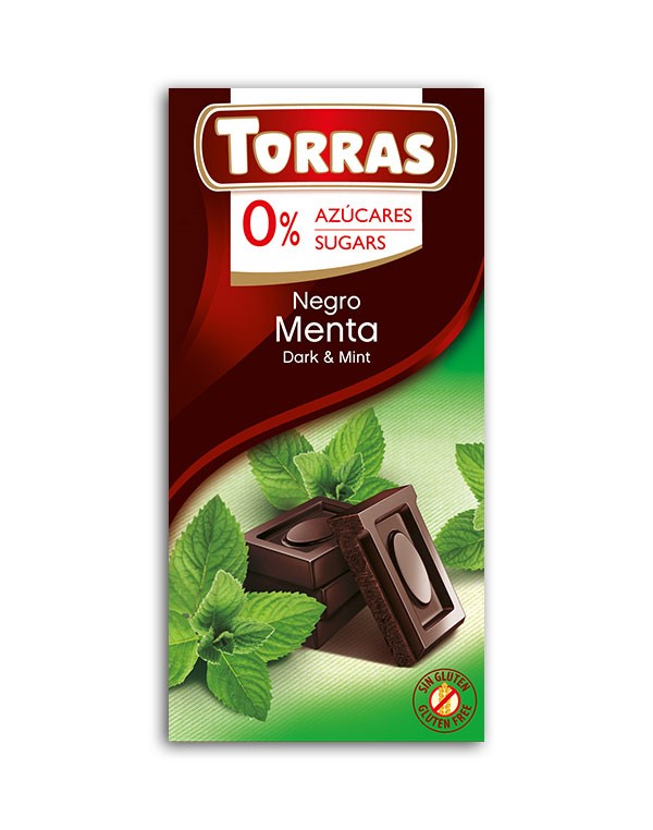 Torras Czekolada gorzka z miętą 75 g Torras Czekolada gorzka z miętą 75 g