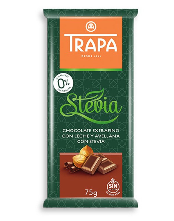 Trapa Czekolada mleczna z orzechami laskowymi 75 g