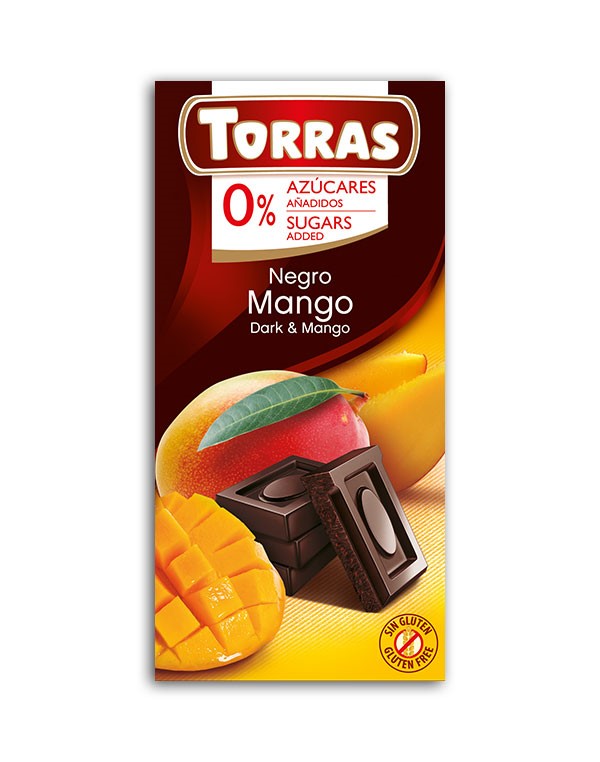 Torras Czekolada gorzka z mango 75 g