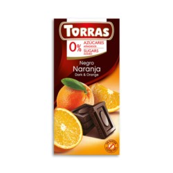 Torras Czekolada gorzka z pomarańczą 75 g