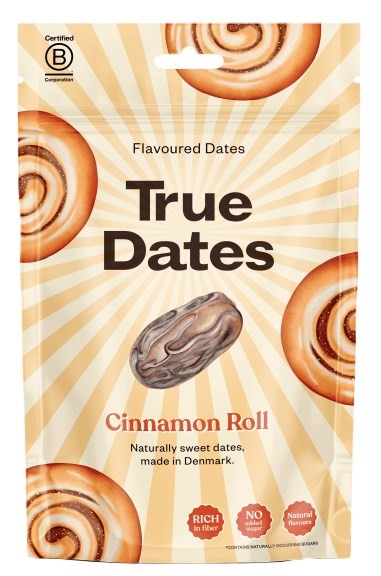True Dates Daktyle Cinnamon Roll 100 g True Dates Daktyle Cinnamon Roll 100 g