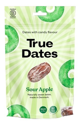 True Dates Daktyle Sour Apple 100 g True Dates Daktyle Sour Apple 100 g