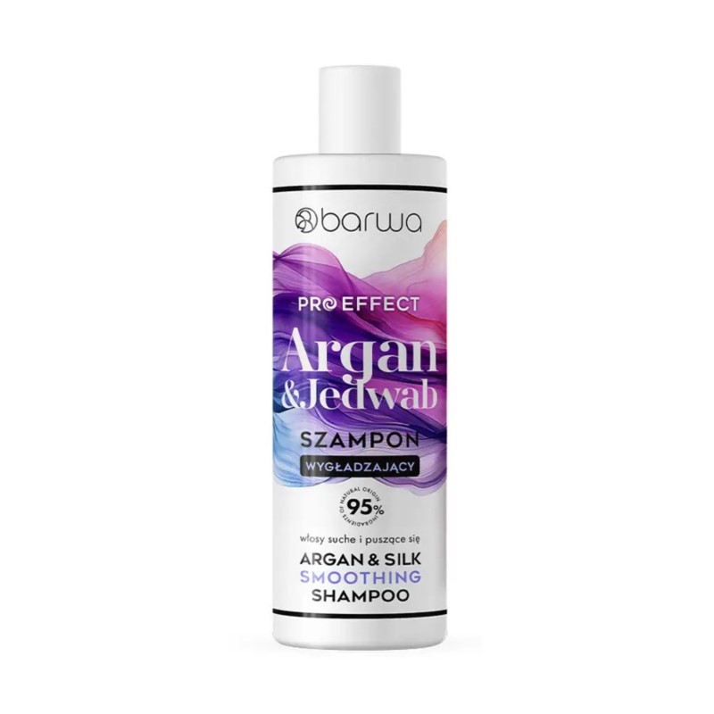 Barwa ProEffect Argan i Jedwab szampon 380 ml Barwa ProEffect Argan i Jedwab szampon 380 ml