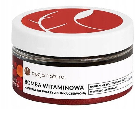 Opcja Bomba Witaminowa Maseczka z glinką czerwoną
