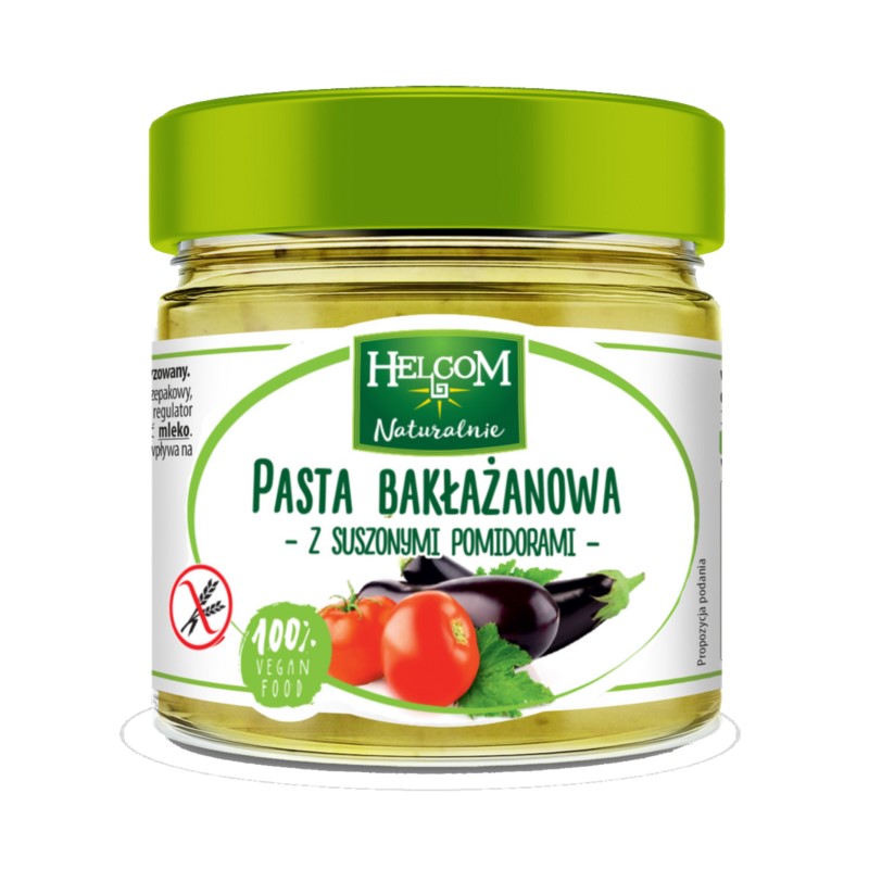 Helcom Pasta bakłażanowa z suszonymi pomidorami
