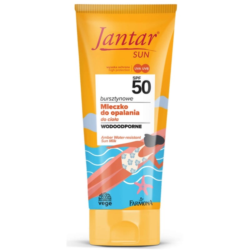 Jantar Sun Bursztynowe Mleczko SPF 50 200 ml
