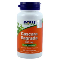 Now Foods Cascara Sagrada 450 Mg 100 K
