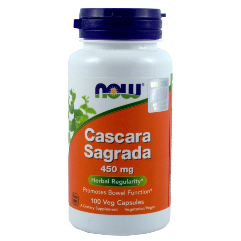 Now Foods Cascara Sagrada 450 Mg 100 K
