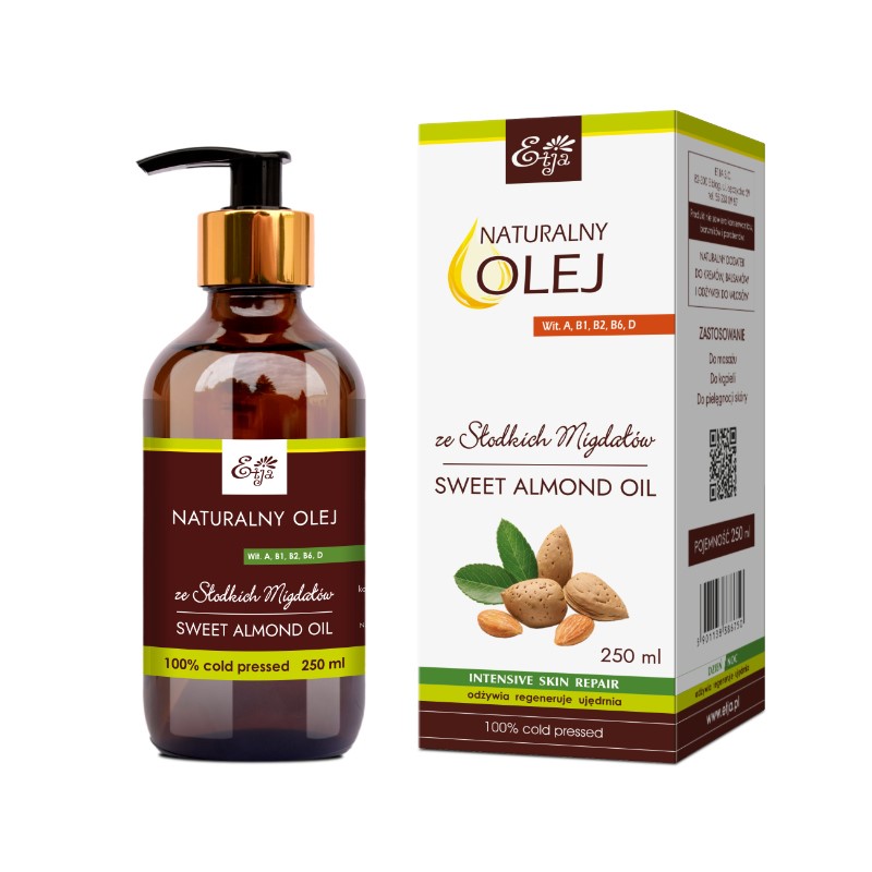 Etja Olej Ze Słodkich Migdałów Bio 250 ml Etja Olej Ze Słodkich Migdałów Bio 250 ml