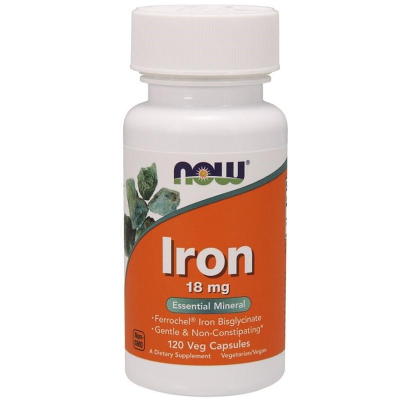 Now Foods Iron 18 mg 120 K Now Foods Iron 18 mg 120 K