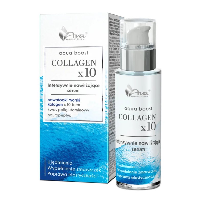 AVA Aqua Boost CollagenX10 Intensywnie nawil serum