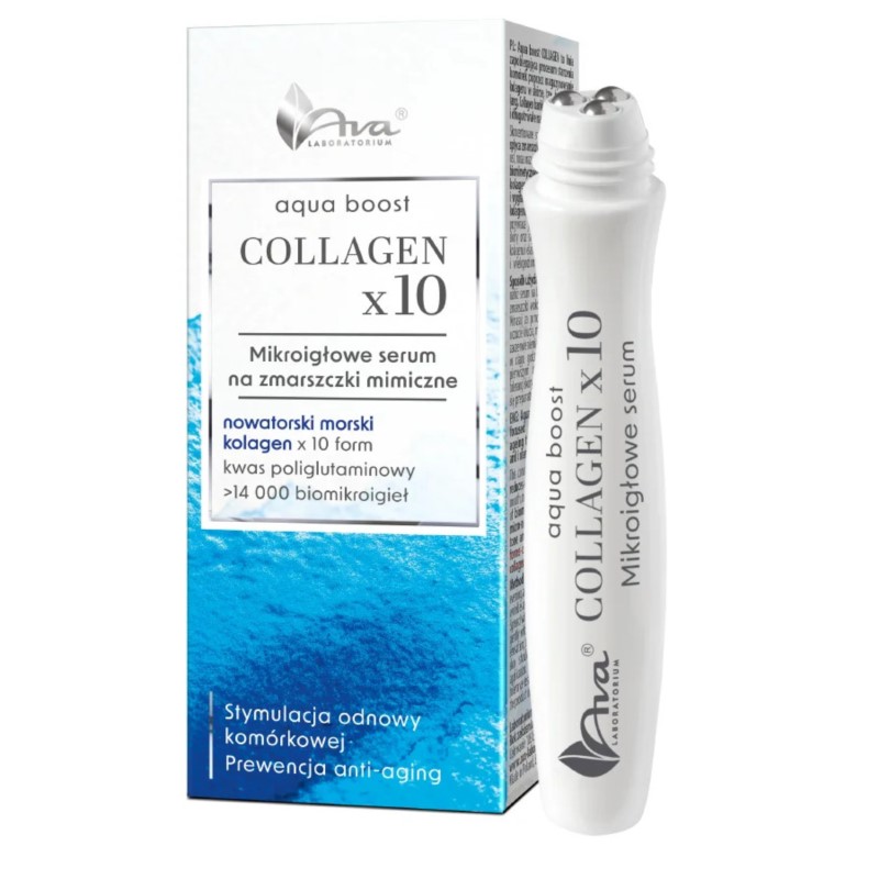 Aqua Boost Collagen x10 Mikroigłowe serum na zmars