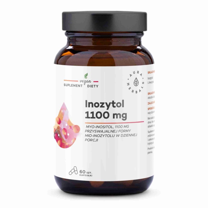 Aura Herbals Inozytol 1100 mg 60 kaps Aura Herbals Inozytol 1100 mg 60 kaps