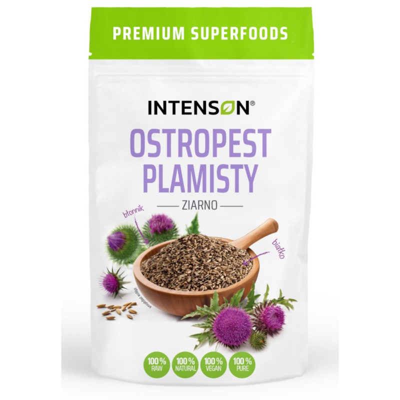 Intenson Ostropest Plamisty ziarno 200 g Intenson Ostropest Plamisty ziarno 200 g