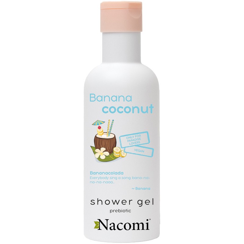 Nacomi Żel Pod Prysznic Banan i Kokos 300 Ml Nacomi Żel Pod Prysznic Banan i Kokos 300 Ml