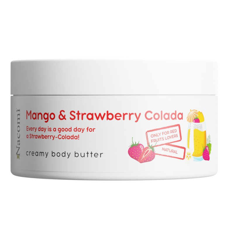 Nacomi Mango i Truskawka Masło do ciała 100 ml Nacomi Mango i Truskawka Masło do ciała 100 ml