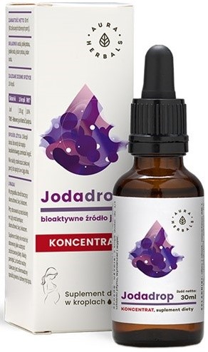 Aura Herbals Jodadrop bioaktywne źródło jodu 30 ml