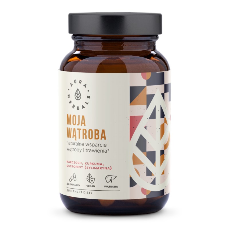 Aura Herbals Moja Wątroba 60 kap karczoch linia Aura Herbals Moja Wątroba 60 kap karczoch linia