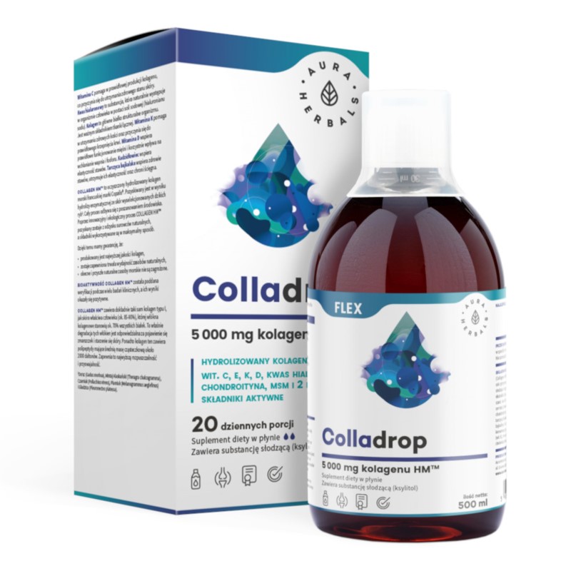 Aura Herbals Colladrop Flex 5 000 mg 500 ml Aura Herbals Colladrop Flex 5 000 mg 500 ml