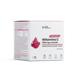 Aura Herbals Naturalna Witamina C 1000 z acerolii Aura Herbals Naturalna Witamina C 1000 z acerolii