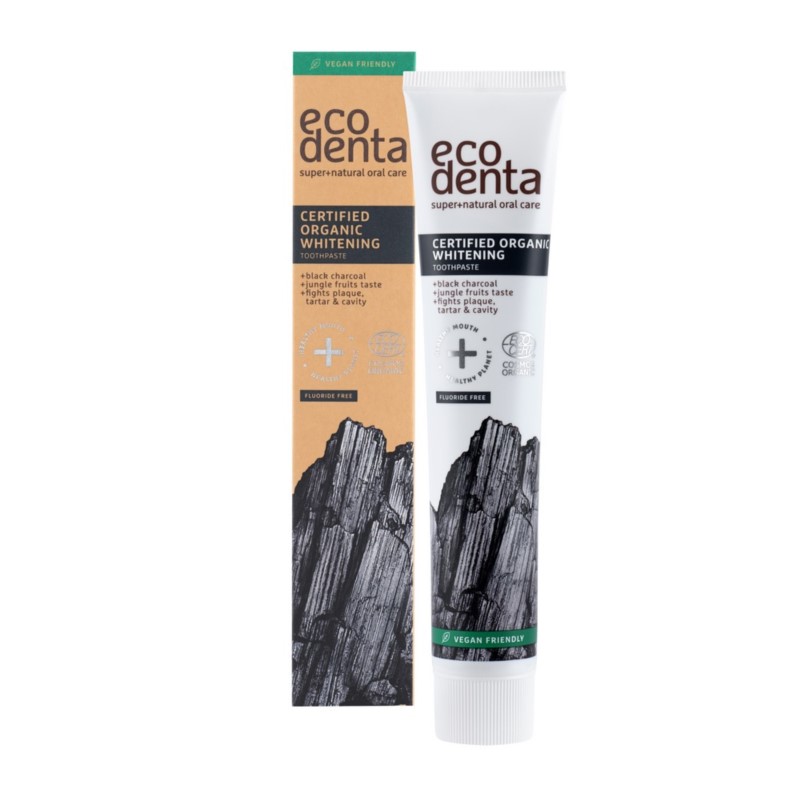 Ecodenta Pasta wybielająca z węglem do zębów 75ml Ecodenta Pasta wybielająca z węglem do zębów 75ml