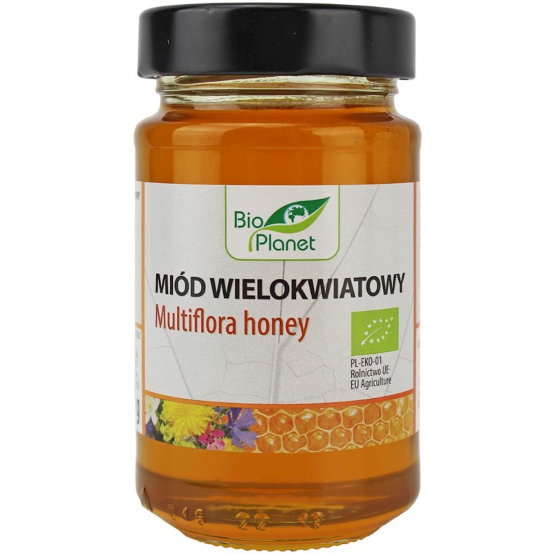 BIO PLANET Miód Wielokwiatowy 300 g BIO PLANET Miód Wielokwiatowy 300 g