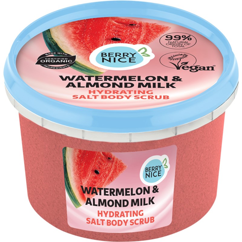 Berry&Nice Nawilżający peeling solny arbuz mleko Berry&Nice Nawilżający peeling solny arbuz mleko