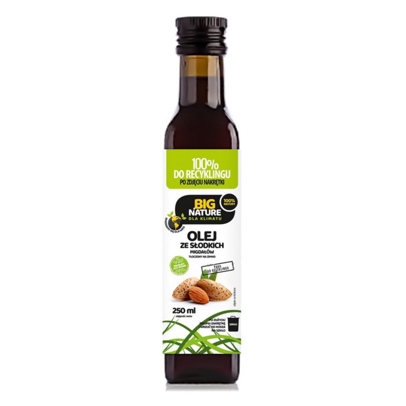 Big Nature Olej ze słodkich migdałów 250 ml Big Nature Olej ze słodkich migdałów 250 ml