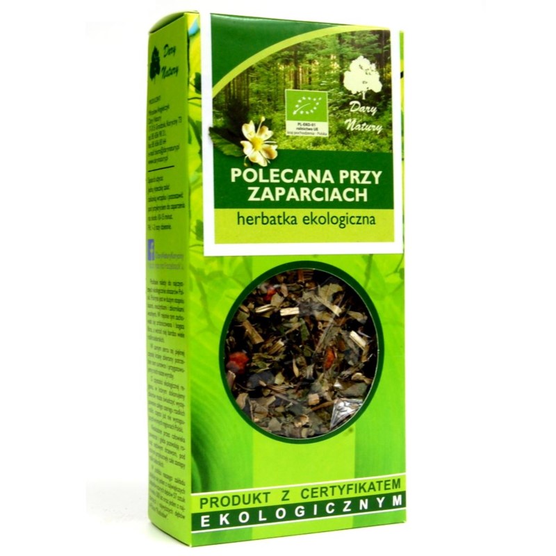 Dary Natury Herbata przy Zaparciach 50 g Eko Dary Natury Herbata przy Zaparciach 50 g Eko