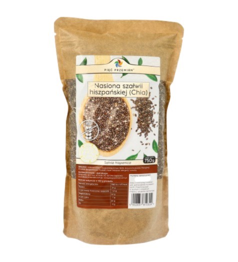 Pięć Przemian Chia Nasiona 750 g