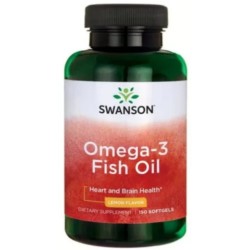 Swanson Omega 3 smak cytrynowy 150 k