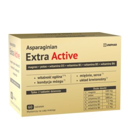 Uniphar Asparaginian Extra fortee 50 tabletek