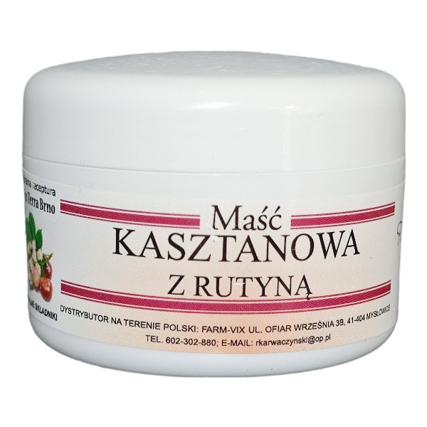 Farm-vix Maść Kasztanowa z Rutyną 50 ml Farm-vix Maść Kasztanowa z Rutyną 50 ml