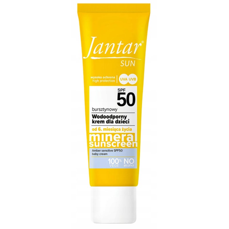Jantar Sun Bursztynowy Krem dla dzieci SPF 50 50ml Jantar Sun Bursztynowy Krem dla dzieci SPF 50 50ml