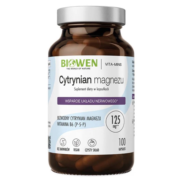 Biowen Cytrynian Magnezu 100 k Biowen Cytrynian Magnezu 100 k